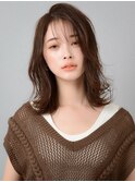 クラゲヘアー/オリーブグレー/小顔/ココアベージュ[横浜]