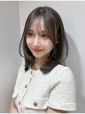 ミニウルフレイヤーカット顔周りカット前髪カット韓国ロング原宿