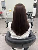 ガルボヘアー 桟橋店(garbo hair)&nbsp;ロング　艶髪　ハイライト　ラベンダーグレージュ