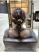 カジュアル華やかヘアセット♪【谷島】