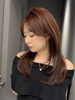 韓国レイヤー顔周りカット