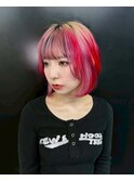 ルーツカラー/デザインカラー/ブリーチカラー/原宿/表参道