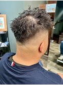 サーフカール/スパイキーショート/ブルーブラック/柏<理容室>