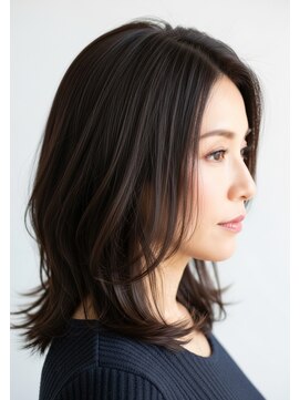 ヘアアンドネイルイミュン(Hair&Nail immune) ツヤカラー30代40代50代髪質改善白髪染めハイライト藤沢