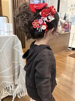ビーバイシージャストビューティー(B by C just beauty)&nbsp;七五三　3歳　女の子　ヘアセット