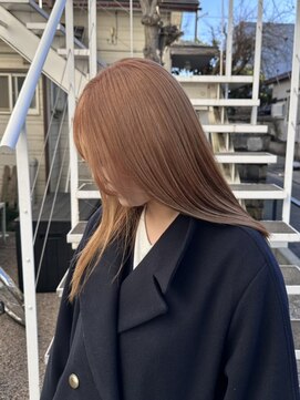 アフターニュース 新潟(afternews) アプリコットオレンジ/レイヤー/ブリーチ/ダブルカラー/新潟