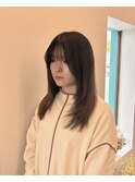 ストレートで簡単に決まるレイヤーカット