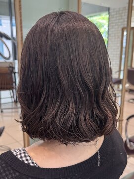 アピッシュ シェリ(apish cherie) ボブパーマ伸ばしかけパーマゆるめパーマ