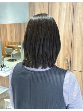 ガリカ 博多(Gallica) <ゲストショット>ボブレイヤーにオリーブグレージュ