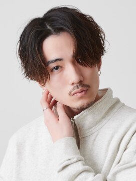 エルマーク 松山(L-MARK) センターパート/ニュアンスパーマ/ダウンパーマ/men's