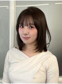 ミディアムレイヤー×アッシュブラウン♪