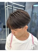 ニュアンスパーマ/毛流れセンターパート/藤沢