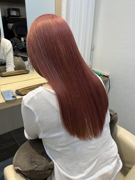 ソレイユトウキョウシブヤ(SOLEIL TOKYO shibuya) 韓国透明感ピンクベージュ暖色カシスロング