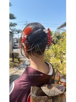 ジュラク(JURAKU)&nbsp;成人式×リボン×カチモリ