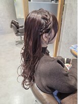 リップル(Ripple)&nbsp;【海浜幕張 Ripple】ロングゆる巻き×編み込みハーフ