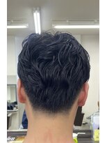 バームヘア(balm hair)&nbsp;メンズニュアンスパーマ韓国風マッシュナチュラルパーマ