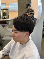 リラクオーレメンズ(LIRA CUORE men's) シャドウパーマ/メンズ縮毛矯正/毛流れセンターパート