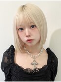 ハイトーンボブ ダブルカラー ボブ