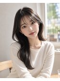 オリーブグレージュ×韓国レイヤー