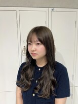 アンドカオマワリカットファム(Fann.)&nbsp;韓国風 顔まわりレイヤー×透明感グレージュ