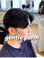 become men's hair 名駅EAST【10月3日 NEW OPEN(予定)】&nbsp;ジェントルパーマ×センターパート/名古屋/メンズ