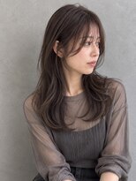 ラベルムバイエーケー(La Belleme by AK)&nbsp;暗髪オリーブグレージュロング