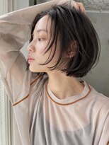 ロア 四条河原町店(LoRE)&nbsp;黒髪タイトのミニボブ｜黒髪ミニボブ