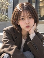 ライクバイコトナ 越谷(RIKE by kotona) レイヤーボブ髪型20代30代40代50代前髪あり前髪なし面長丸顔越谷