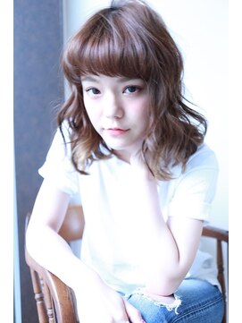 マイティ バイ エイチ(mighty by H) mighty*spring*ゆるふわミディ×メープルベージュ