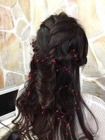 サロン ド ハル salon de HARU ゆるあみハーフアップ