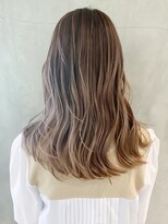 アイティー バイ アルバム 中野店(IT by ALBUM) バレイヤージュロング_ウェーブパーマフォギーベージュ_ba290431