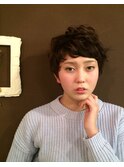 10代20代に人気★ガーリーベリーショート
