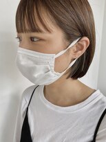 マイレ(maile)&nbsp;【maile】切りっぱなし/ぱっつんショート／イヤリングカラー