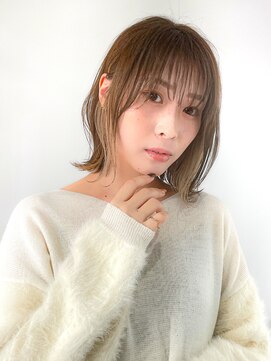 トゥルーズ(TLUUS) TLUUS黒髪ココアベージュオリーブグレー小顔クラゲヘアー