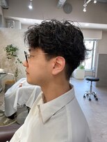 フラッグヘア 新宮店(Flag HAIR)&nbsp;メンズパーマ　波巻きパーマ　ツイストスパイラル