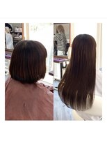 クラン ヘアーアンドスタジオ(CLAN hair & studio)&nbsp;ハイトーンエクステブリーチインナーミルクティーベージュ