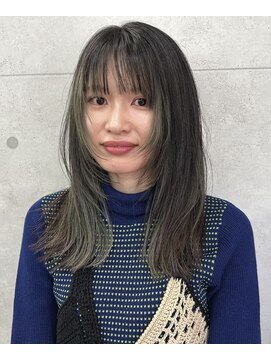 顔周りカット/顔周りレイヤー/大人かわいい