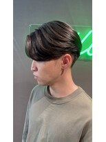 スキル(SKILL)&nbsp;福岡/天神/センターパート/ニュアンスパーマ/メンズ縮毛矯正