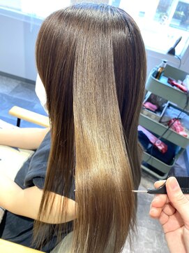 エスト 小倉(est) 髪質改善/ロング/艶髪/艶カラー/ベージュ