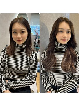 エヌ 梅田(enu) 梅田/シールエクステ/学割/大阪/艶カラー/韓国風/レイヤー