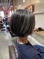 ソーイ ヘアアンドライフスタイル ショップ(SO-E HAIR&LIFESTYLE SHOP)&nbsp;ハイライトたっぷりショートボブ☆KINA