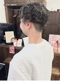 無造作パーマ×メンズハイライト【横須賀中央 Really】