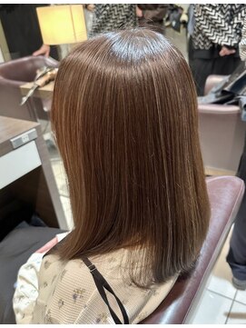 クラップス 京急富岡(CLAPS) ミルクティーベージュダブルカラーインナーカラーケアブリーチ