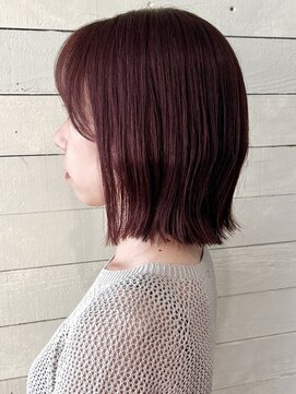 ルノン(LUNON) ピンクバイオレット/ブリーチなし／暖色カラー