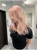 ホワイトピンク/ハイトーンカラー/ダブルカラー/ケアブリーチ