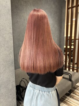 ヘアメイク アース 秋田仁井田店(HAIR & MAKE EARTH) ピンクベージュ