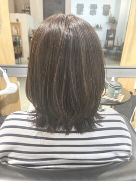 ジルコ ZiRCO レイヤーボブ×ハイライト