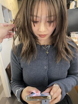 ステア メゾン(stir maison) おしゃれ小顔カット/レイヤーグレージュ