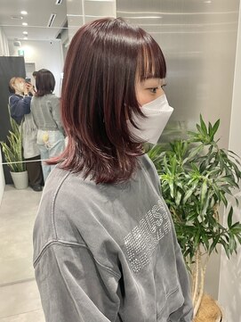 ゴウトゥデイシェアサロン 町田店(GO TODAY SHAiRE SALON) ワンカールで動き出せるウルフカット♪