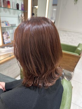 コム(com by neolive) くびれカット×ブラッドオレンジカラー